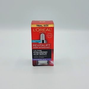 L'Oreal Paris Revitalift Derm Intensives Hyaluronic Acid Face Serum, Trial Size.